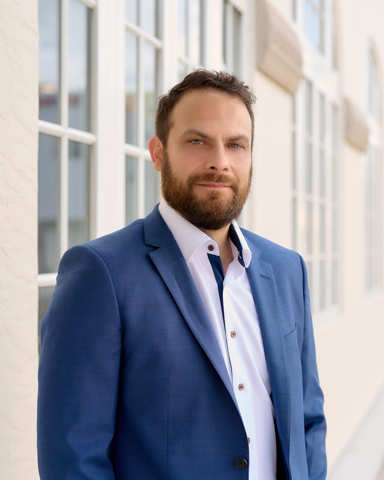 Paul Kogan outside his Fort Lauderdale office